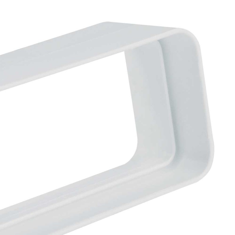 Giunto rettangolare 55x110mm bianco per cappe Idrobric SFUASP0072BI