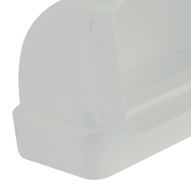 Gomito 90gradi rettangolare vert. 55x110mm bianco per cappe Idrobric SFUASP0076BI