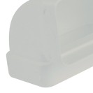 Gomito 90gradi rettangolare vert. 55x110mm bianco per cappe Idrobric SFUASP0076BI