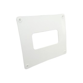 Cornice terminale 55x110mm bianco per cappe Idrobric SFUASP0079BI