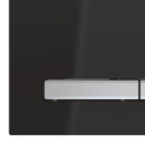 Placca nera per cassetta Geberit unica - Serie Sigma 50 Geberit SCACAS0127PL