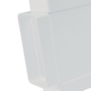 Raccordo a t rettangolare 55x110mm bianco per cappe Idrobric SFUASP0084BI