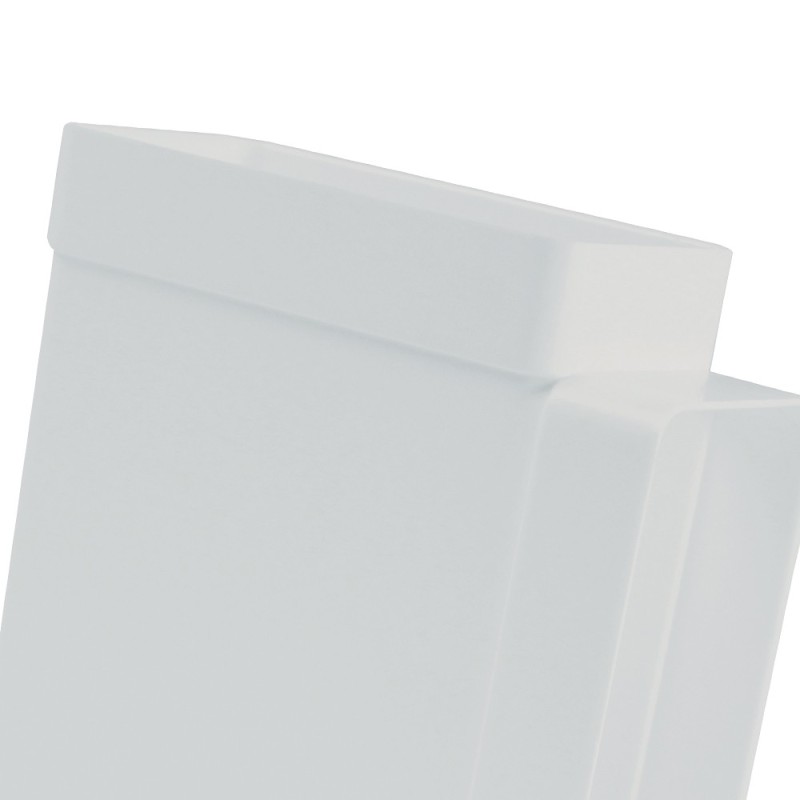 Raccordo a t rettangolare 55x110mm bianco per cappe Idrobric SFUASP0084BI