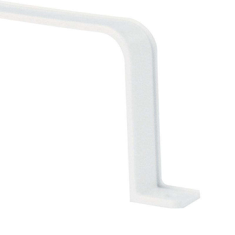 Collare rettangolare 55x220mm bianco per cappe Idrobric SFUASP0087BI