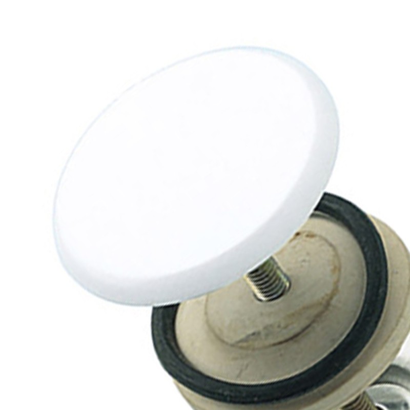 Copriforo per lavabo mm 50, verniciato bianco, tipo pesante RR 695BI
