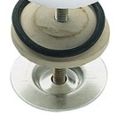 Copriforo per lavabo mm 50, verniciato bianco, tipo pesante RR 695BI