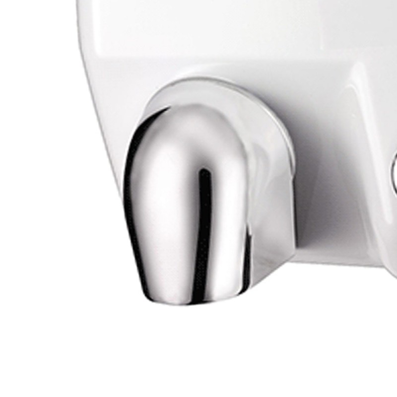 Asciugamani elettrico con pulsante bianco Goman D0ABP/01