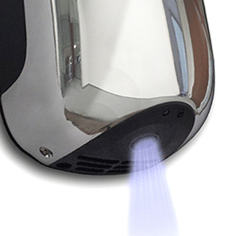 Asciugamano mini jet automatico con fotocellula cromato da 900 watt Goman D0SLF/99