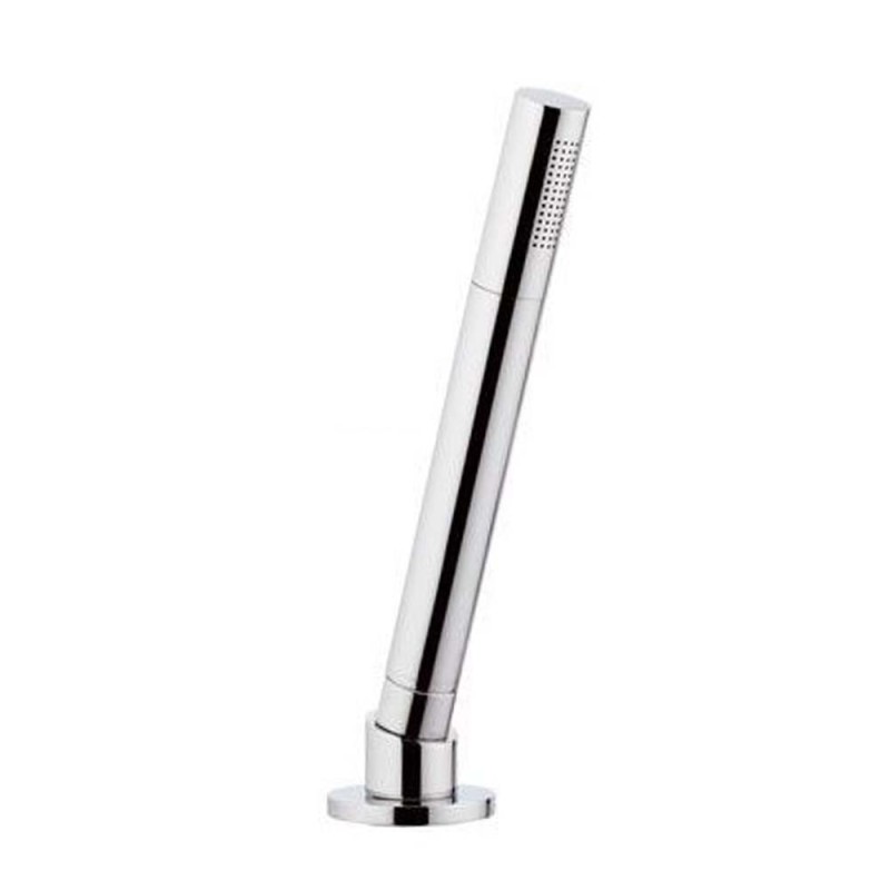 Rubinetto per bordo vasca made in italy serie suvi, dotato di doccetta minimale Daniel Rubinetterie S20691CR