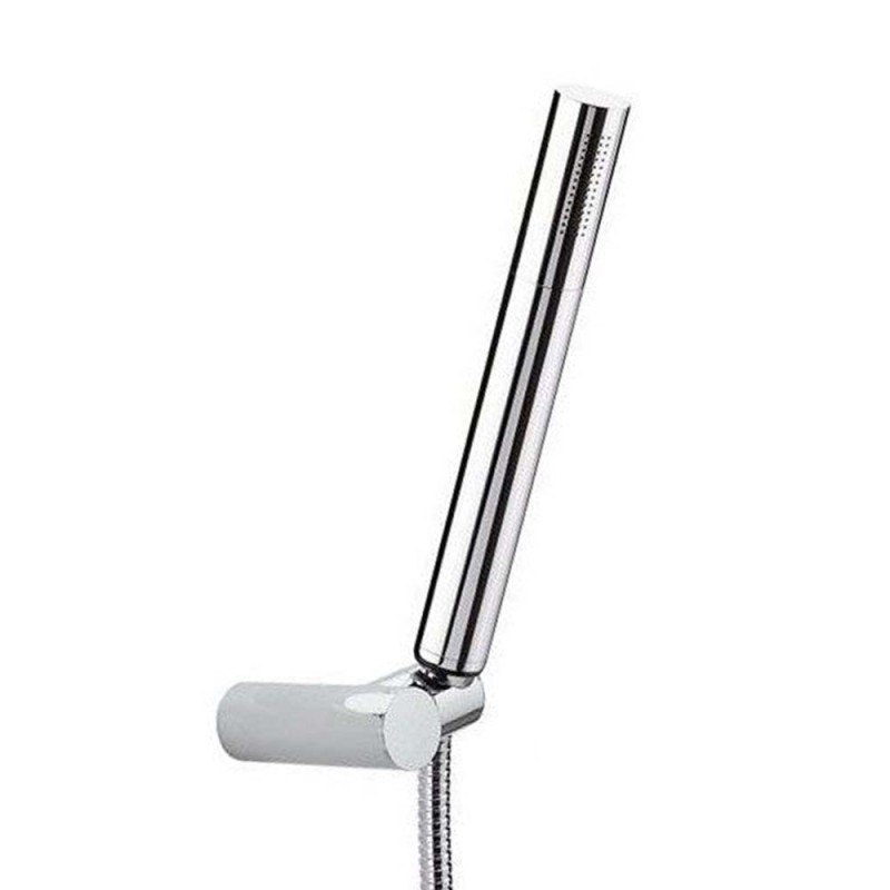 Rubinetto esterno dotato di doccia duplex, serie suvi caratterizzata da linee arrotondate e minimali Daniel Rubinetterie S206...