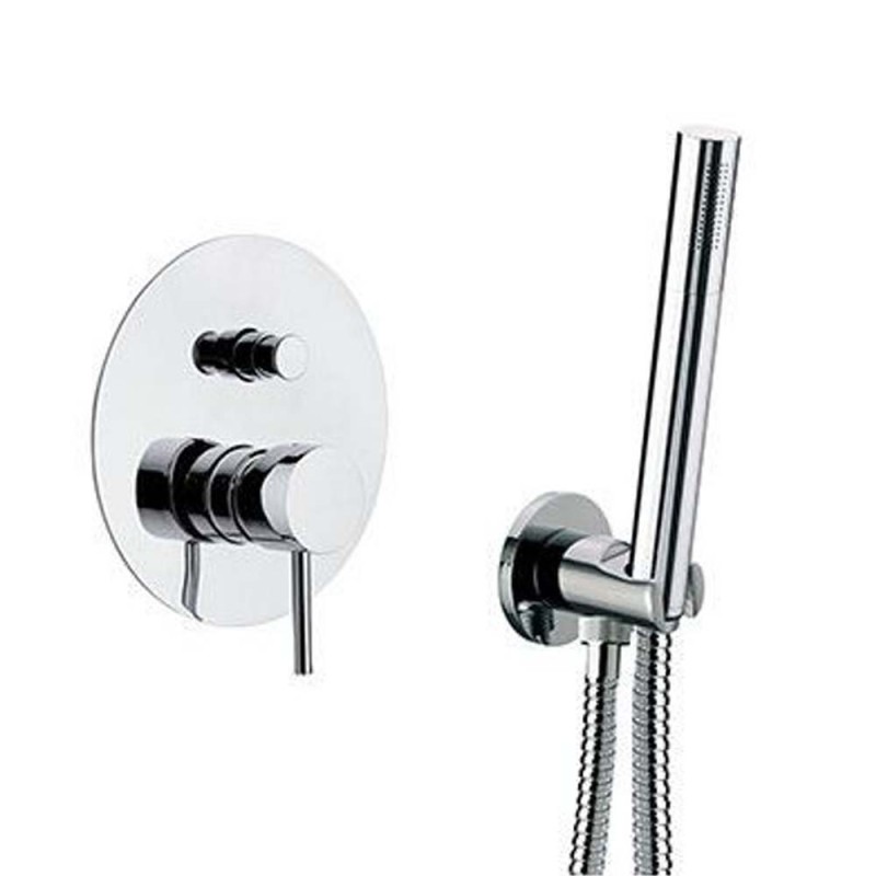 Set doccia con soffione doccia con getto a cascata, serie suvi. per una doccia sempre piã¹ piacevole. Daniel Rubinetterie S20...
