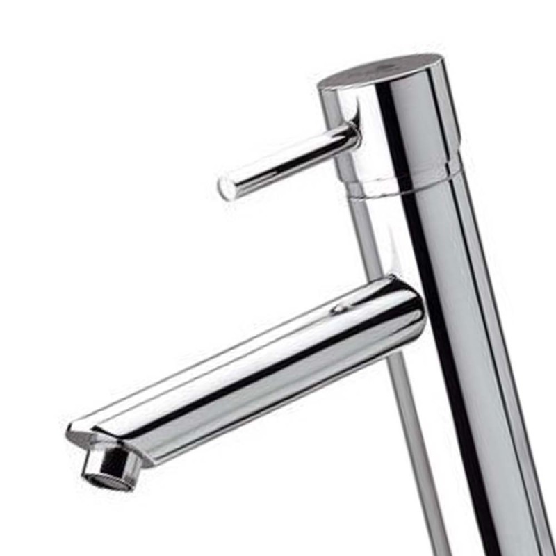 Rubinetto lavabo alto, per lavabo altoda appoggio con scarico - serie suvi Daniel Rubinetterie S20607XCR