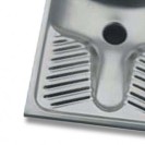 Wc turca da appoggio inox Goman DX400S/99