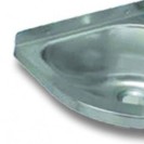 Lavabo antivandalo angolare inox Goman DX600S/99 Lavabo antivandalo angolare inox Goman DX600S/99