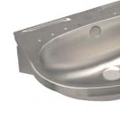 Lavabo a conchiglia completo di staffa Goman DX710S/99 Lavabo a conchiglia completo di staffa Goman DX710S/99