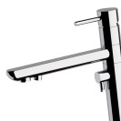 Miscelatore serie suvi lavello minimale a tre vie di ingresso con bocca girevole Daniel Rubinetterie S20608DWCR