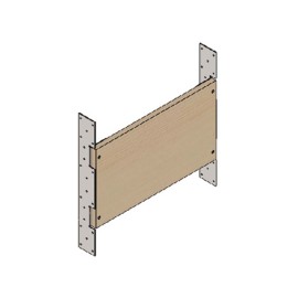 Tavola in multistrato h30 cm interasse 60 cm Goman STF11/01