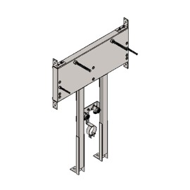 Supporto lavabo con raccordi per per pareti in cartongesso Goman STF21/01
