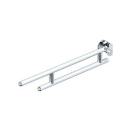 Barra maniglione ribaltabile cm 76 bianco opaco/cromo Goman RAF-B76/30