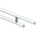 Barra maniglione ribaltabile cm 76 bianco opaco/cromo Goman RAF-B76/30