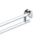 Barra maniglione ribaltabile cm 76 bianco opaco/cromo Goman RAF-B76/30