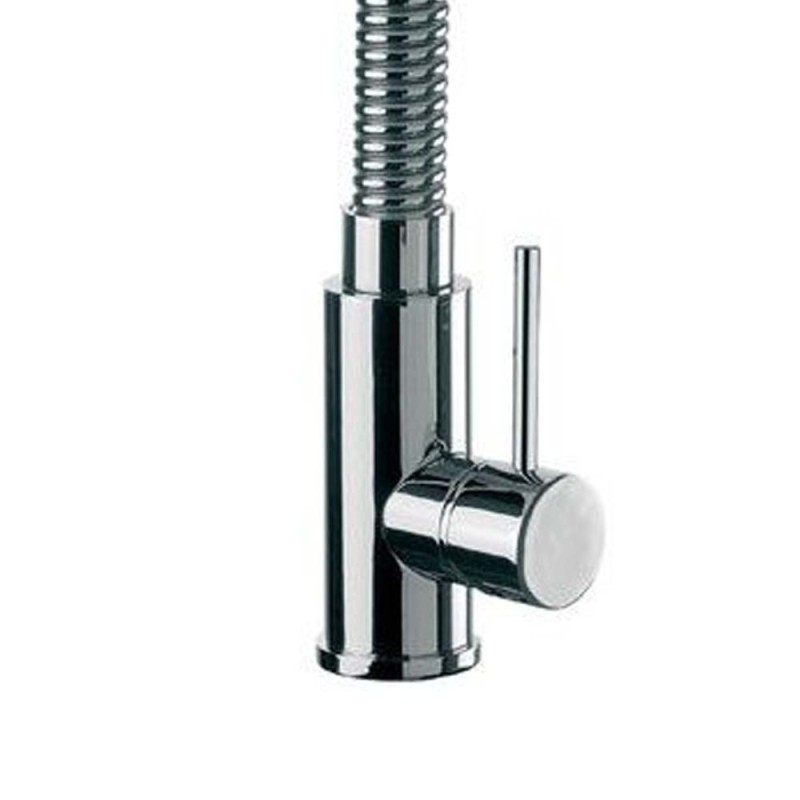 Miscelatore monocomando laterale per lavello alto con bocca girevole - serie suvi Daniel Rubinetterie S20638CR