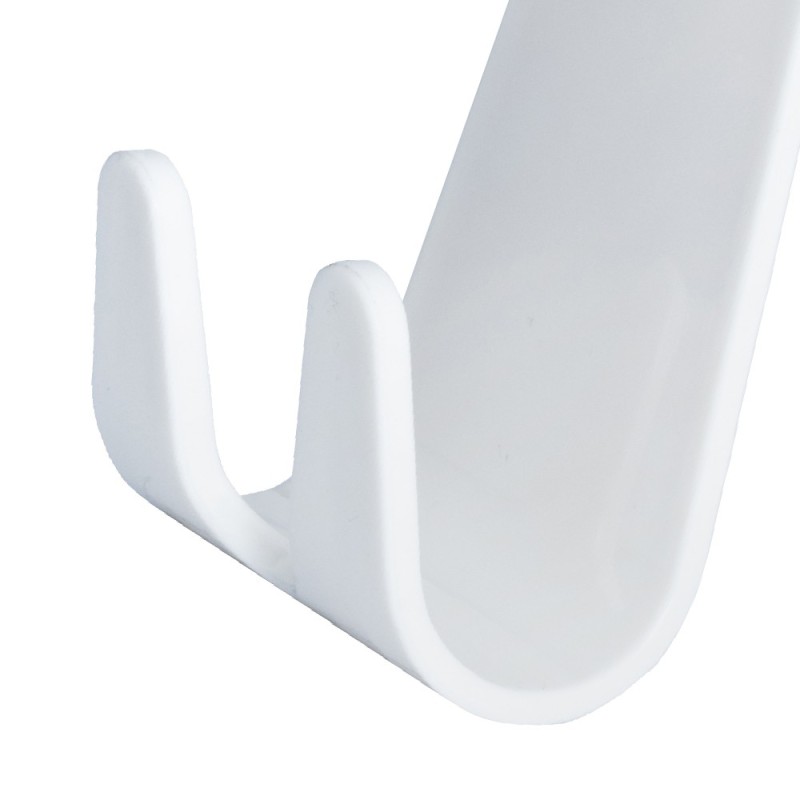 Appendiabito color bianco con doppio gancio, per scaldasalviette Aquasanit A110200WW