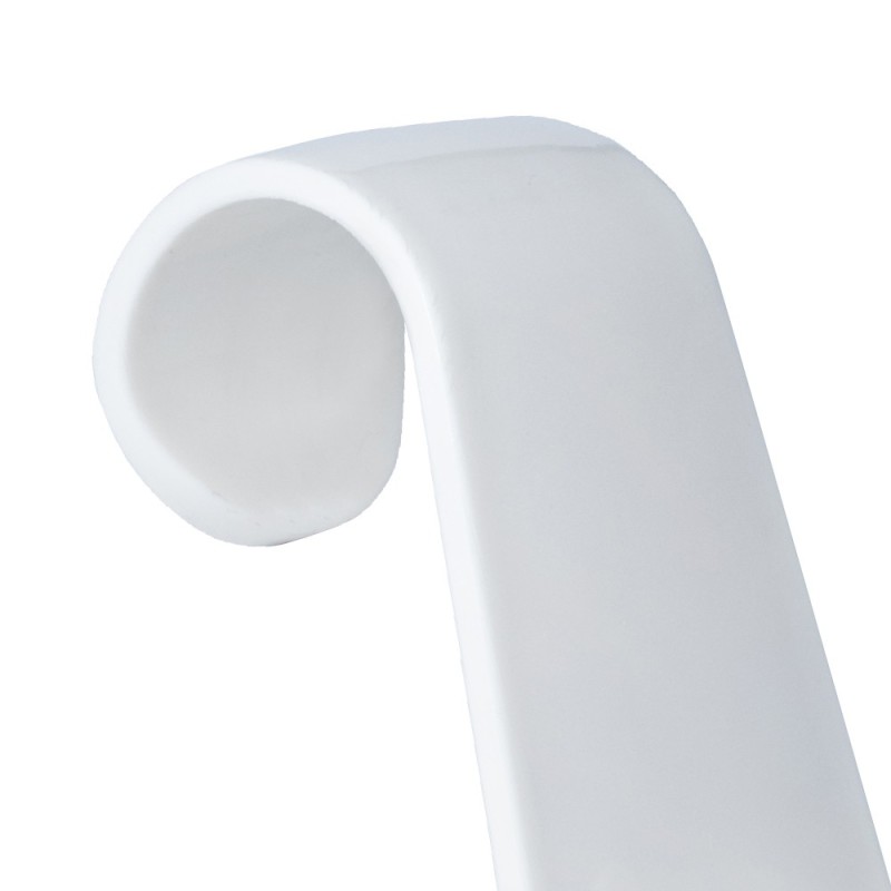 Appendiabito color bianco con doppio gancio, per scaldasalviette Aquasanit A110200WW