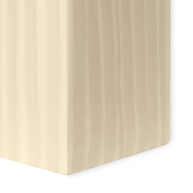 Bicchiere porta spazzolini serie cool da appoggio effetto legno chiaro. Aquasanit QE3100LE