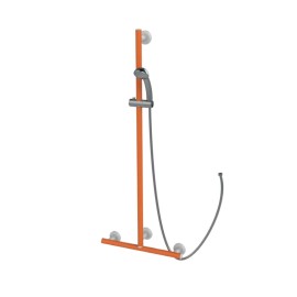 Maniglia di sicurezza disabili e anziani angolare verticale arancio di goman Goman LEO-X12050/65