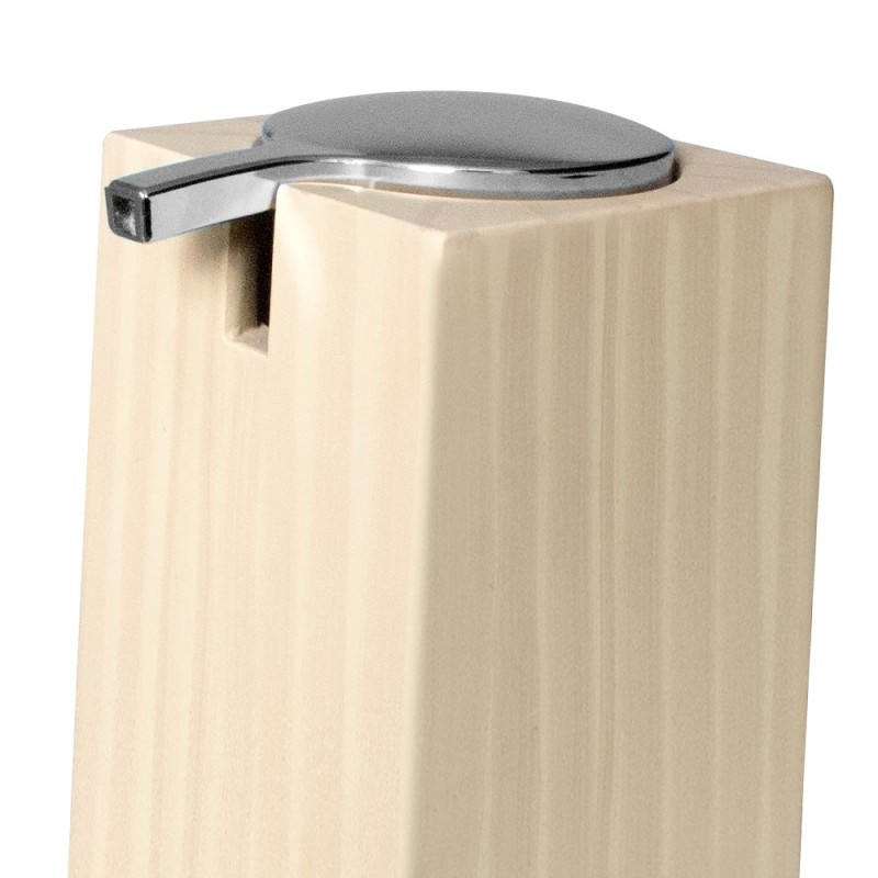 Dispenser sapone serie cool color legno chiaro Aquasanit QE3120LE