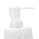 Dispenser serie next, color bianco con particolare lavorazione quadrettata Aquasanit QE4120WW