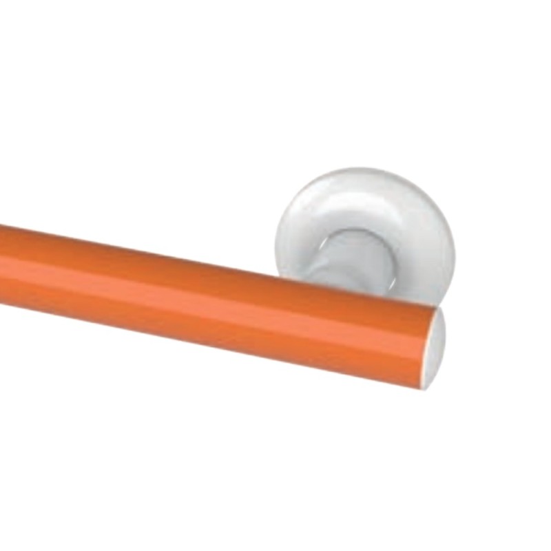 Maniglia sicurezza cm. 60 color arancio per bagni disabili e anziani Goman LEO-M60/65