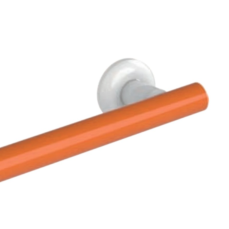 Maniglia sicurezza cm. 60 color arancio per bagni disabili e anziani Goman LEO-M60/65