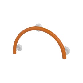 Maniglione vasca bagni disabili ed anziani arancio a mezzaluna tondo goman Goman LEO-MA2/65