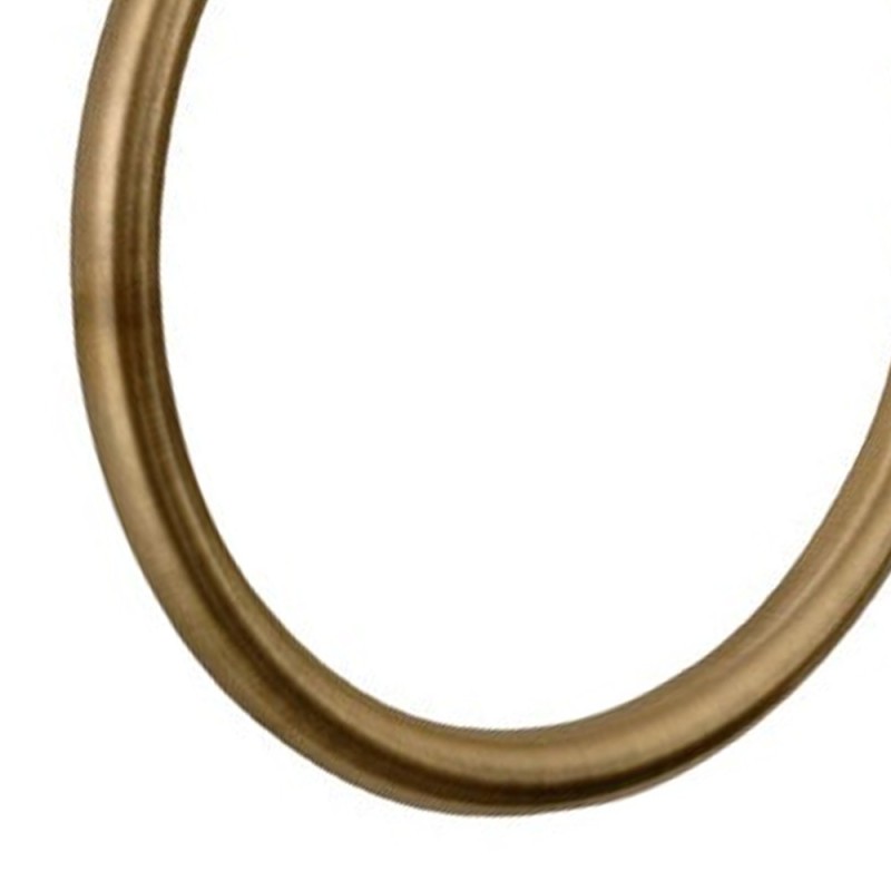 Porta salviette ad anello a muro color ottone antico serie revival Daniel Rubinetterie REPA97063