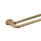 Porta salviette doppio 60 cm color ottone antico serie revival Daniel Rubinetterie REPS97863