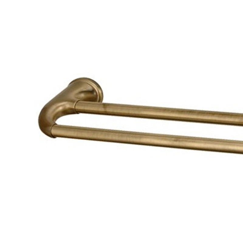 Porta salviette doppio 60 cm color ottone antico serie revival Daniel Rubinetterie REPS97863