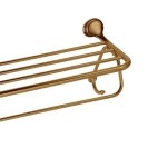 Porta salviette quadruplo 60 cm in ottone antico Daniel Rubinetterie REPS98063