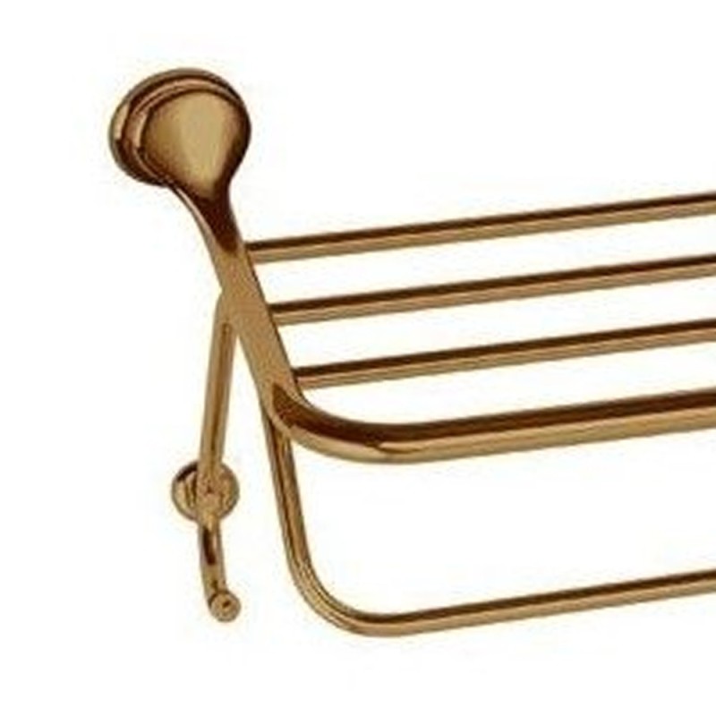 Porta salviette quadruplo 60 cm in ottone antico Daniel Rubinetterie REPS98063