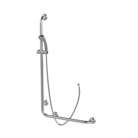 Goman maniglia angolare e laterale inox lucido Goman D0032/93