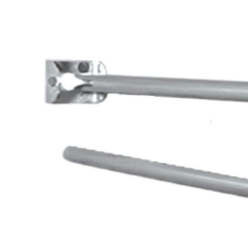 Barra maniglione ribaltabile cm80 con porta rotolo inox lucido Goman XB06/93
