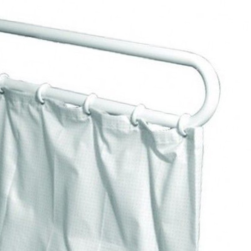 Maniglione barra ribaltabile reggitenda inox lucido Goman XB11/93