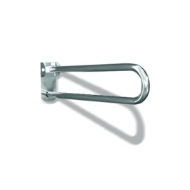 Maniglione barra ribaltabile con piastra lunga cm 60 inox lucido Goman XB12/93