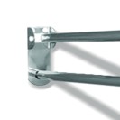 Maniglione barra ribaltabile con piastra lunga cm 60 inox lucido Goman XB12/93