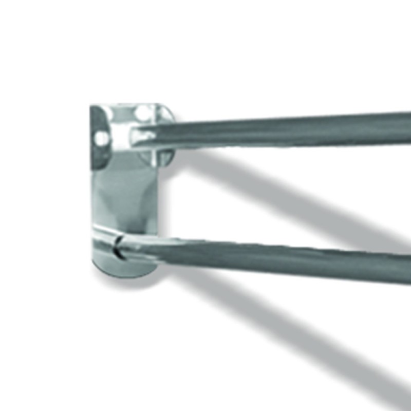 Maniglione barra ribaltabile con piastra lunga cm 80 inox lucido Goman XB13/93