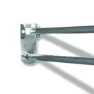 Maniglione barra ribaltabile con piastra lunga cm 80 inox lucido Goman XB13/93