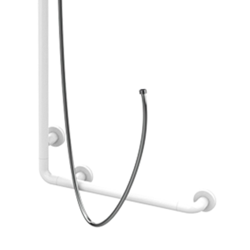 Maniglia di sicurezza con saliscendi e doccino cm.60x110, goman Goman AN-032/01