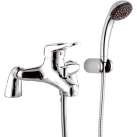 Miscelatore bordo vasca con doccino e flessibile remer - serie kiss Remer K08UK