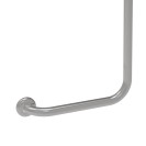 Maniglia verticale dx cm 35x65 inox lucido bagni anziani e disabili Goman X3565D/93